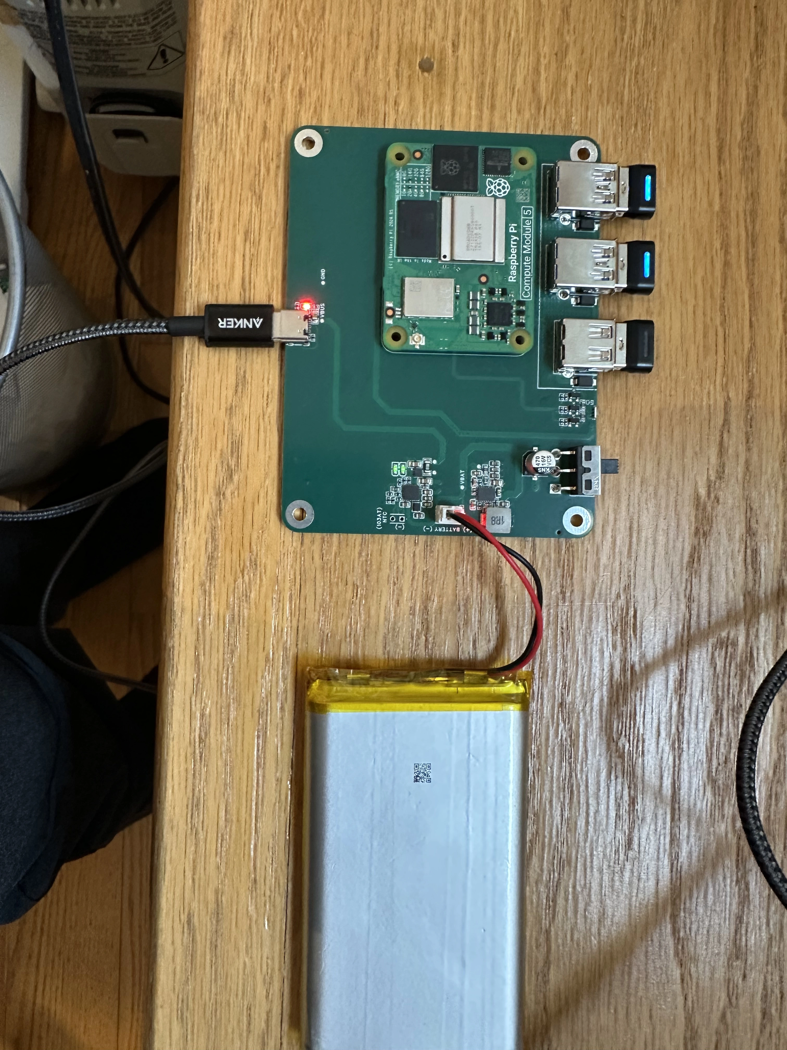 Client PCB under functional testing